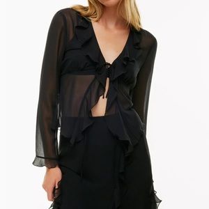 Aritzia frenchy blouse